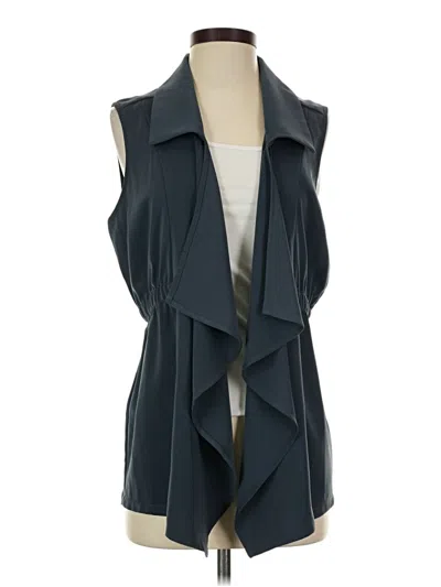 Pre-owned Mud Pie Sleeveless Blouse In Gray