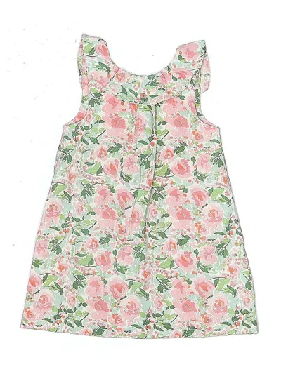 Pre-owned Mud Pie Kids' Sleeveless Top Pink Halter Neckline Tops