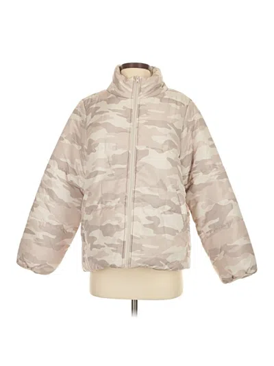 Pre-owned Mud Pie Snow Jacket In White