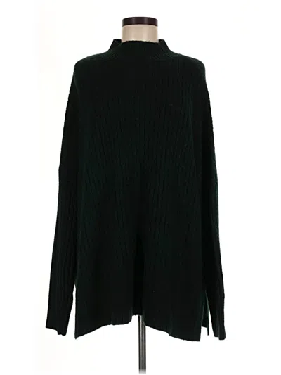 Pre-owned Mud Pie Turtleneck Sweater In Black