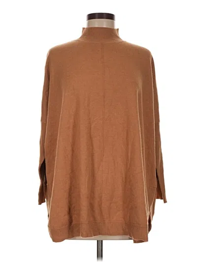 Pre-owned Mud Pie Turtleneck Sweater In Brown