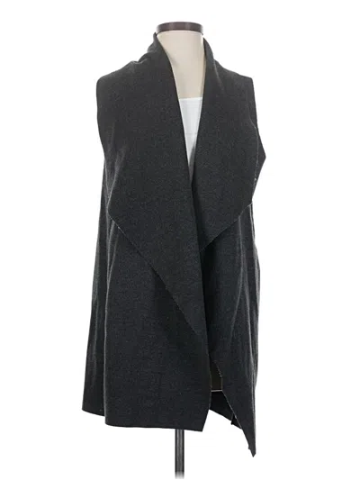 Pre-owned Mud Pie Vest In Gray