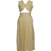 Muda Clothing Fz Llc Ariel Yellow Co-ord Set In Yellow