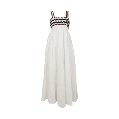 Muda Clothing Fz Llc Coral White Dress & Kimono Set