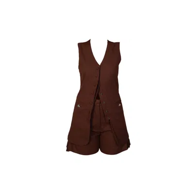 Muda Clothing Fz Llc Regina  Brown Co-ord Set