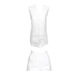 Muda Clothing Fz Llc Regina White Co-ord Set In White