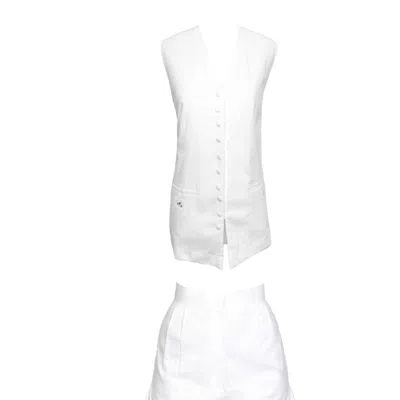 Muda Clothing Fz Llc Regina White Co-ord Set