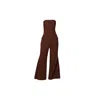 Muda Clothing Fz Llc Samantha Brown Co-ord Set In Brown