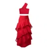 Muda Clothing Fz Llc Valentina Co-ord Set - Red In Red