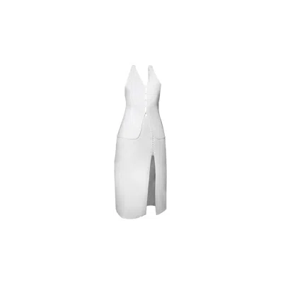 Muda Clothing Fz Llc Veronica White Co-ord Set