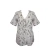 Muda Clothing Fz Llc Women's Aster Floral White Shirt