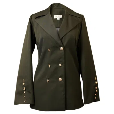 Muda Clothing Fz Llc Women's Green Olivia Blazer