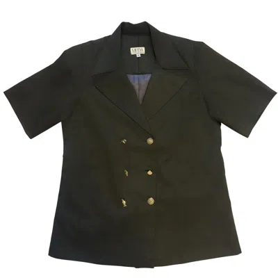 Muda Clothing Fz Llc Women's Green Olivia Half Sleeve Blazer