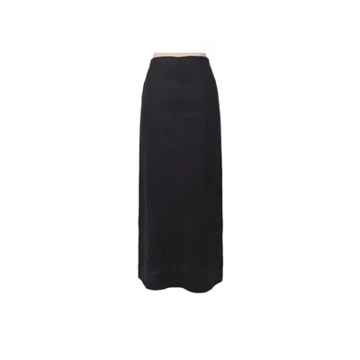 Muda Clothing Fz Llc Women's Inori Black Linen Skirt