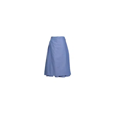 Muda Clothing Fz Llc Women's Rachel Blue Detachable Culotte