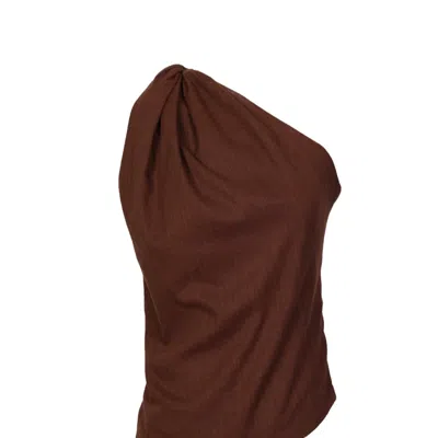 Muda Clothing Fz Llc Women's Rachel  Brown Top