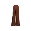 Muda Clothing Fz Llc Women's Samantha Brown Trousers In Brown