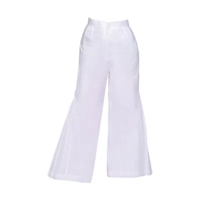 Muda Clothing Fz Llc Women's Samantha White Trousers
