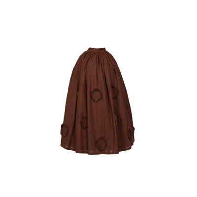 Muda Clothing Fz Llc Women's Scarlett Brown Dress