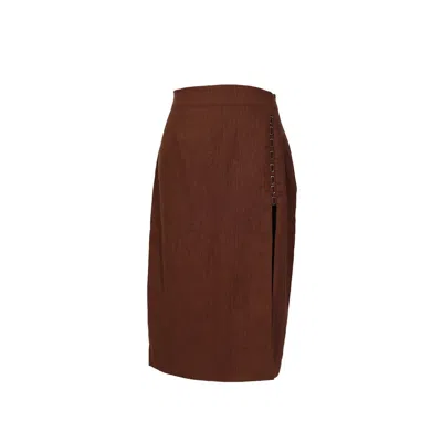 Muda Clothing Fz Llc Women's Veronica Brown Skirt