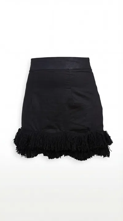Muda Clothing Fz Llc Women's Whip Black Linen Skirt