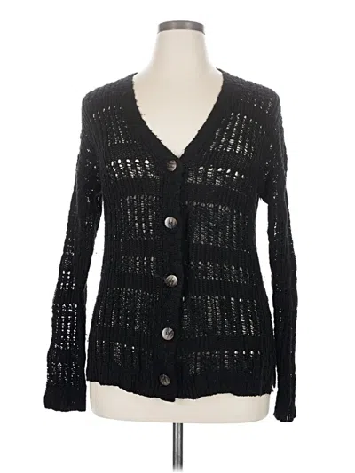 Pre-owned Mudd Cardigan Sweater In Black