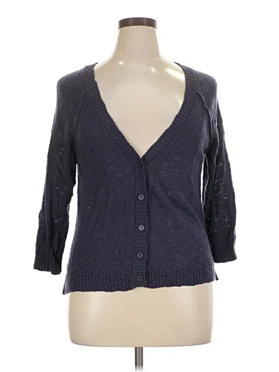 Pre-owned Mudd Cardigan Sweater In Blue