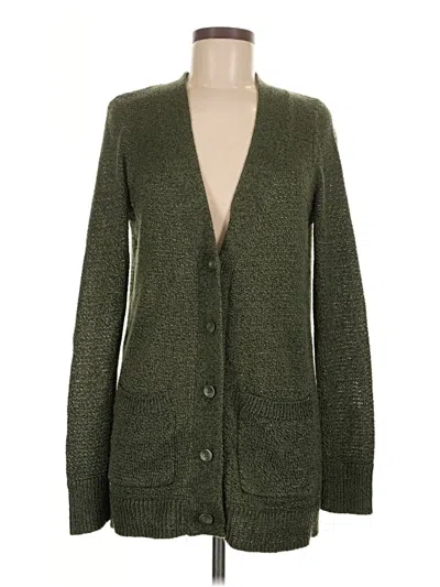 Pre-owned Mudd Cardigan Sweater In Green