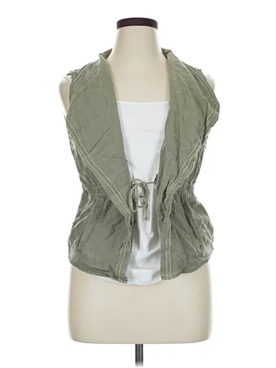 Pre-owned Mudd Cardigan Sweater In Green