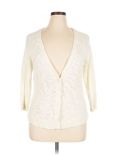 Pre-owned Mudd Cardigan Sweater In Ivory