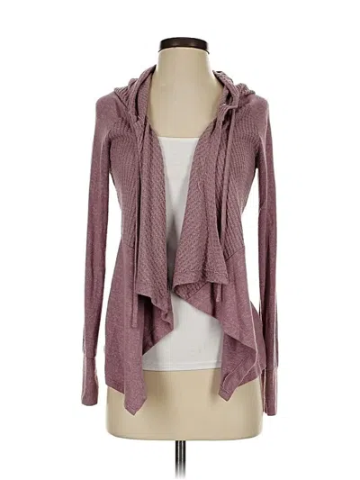 Pre-owned Mudd Cardigan Sweater In Purple
