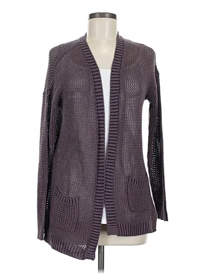 Pre-owned Mudd Cardigan Sweater In Purple