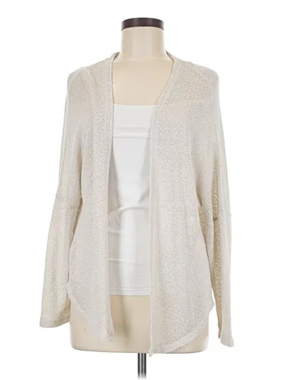 Pre-owned Mudd Cardigan Sweater In White