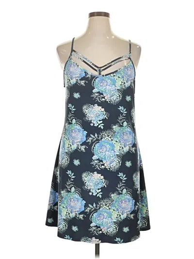 Pre-owned Mudd Casual Dress In Blue