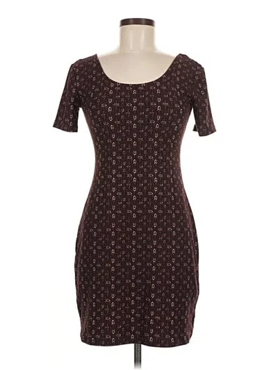 Pre-owned Mudd Casual Dress In Brown