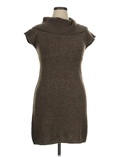 Pre-owned Mudd Casual Dress In Brown