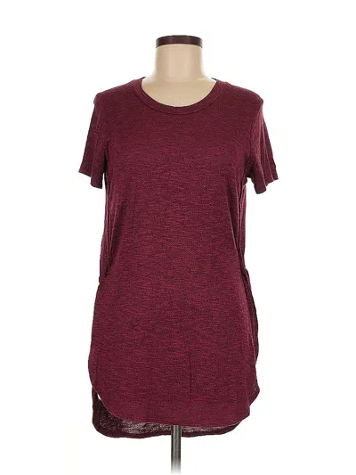 Pre-owned Mudd Casual Dress In Burgundy
