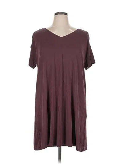 Pre-owned Mudd Casual Dress In Burgundy