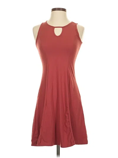 Pre-owned Mudd Casual Dress In Burgundy