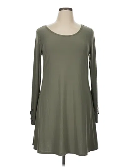 Pre-owned Mudd Casual Dress In Green