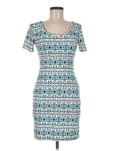 Pre-owned Mudd Casual Dress In Teal