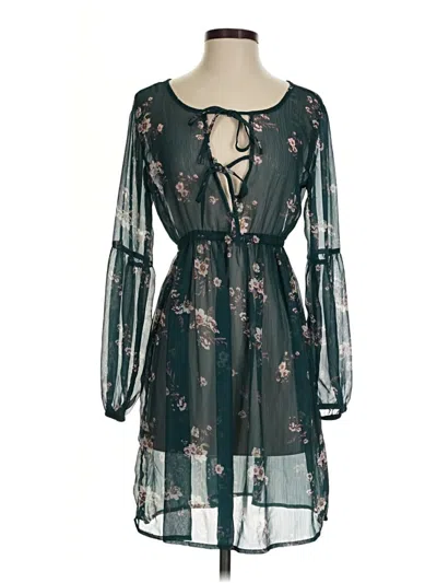 Pre-owned Mudd Casual Dress In Teal