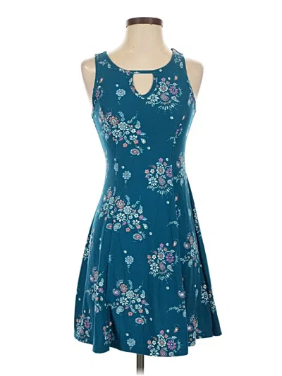 Pre-owned Mudd Casual Dress In Teal