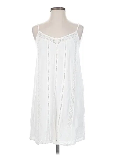 Pre-owned Mudd Casual Dress In White