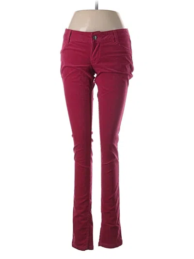 Pre-owned Mudd Casual Pants In Burgundy