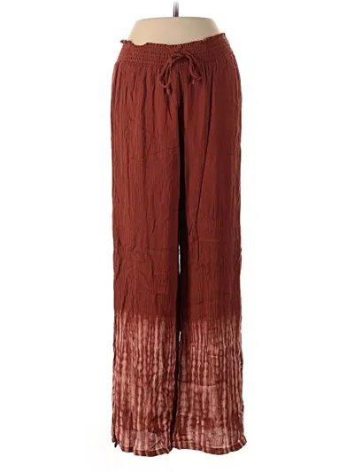 Pre-owned Mudd Casual Pants In Burgundy