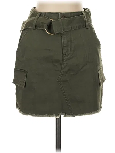 Pre-owned Mudd Casual Skirt In Green