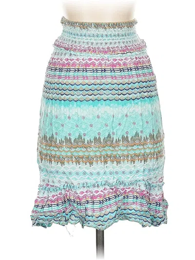 Pre-owned Mudd Casual Skirt In Teal