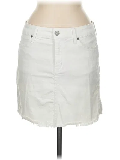 Pre-owned Mudd Casual Skirt In White