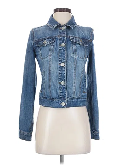 Pre-owned Mudd Denim Jacket In Blue